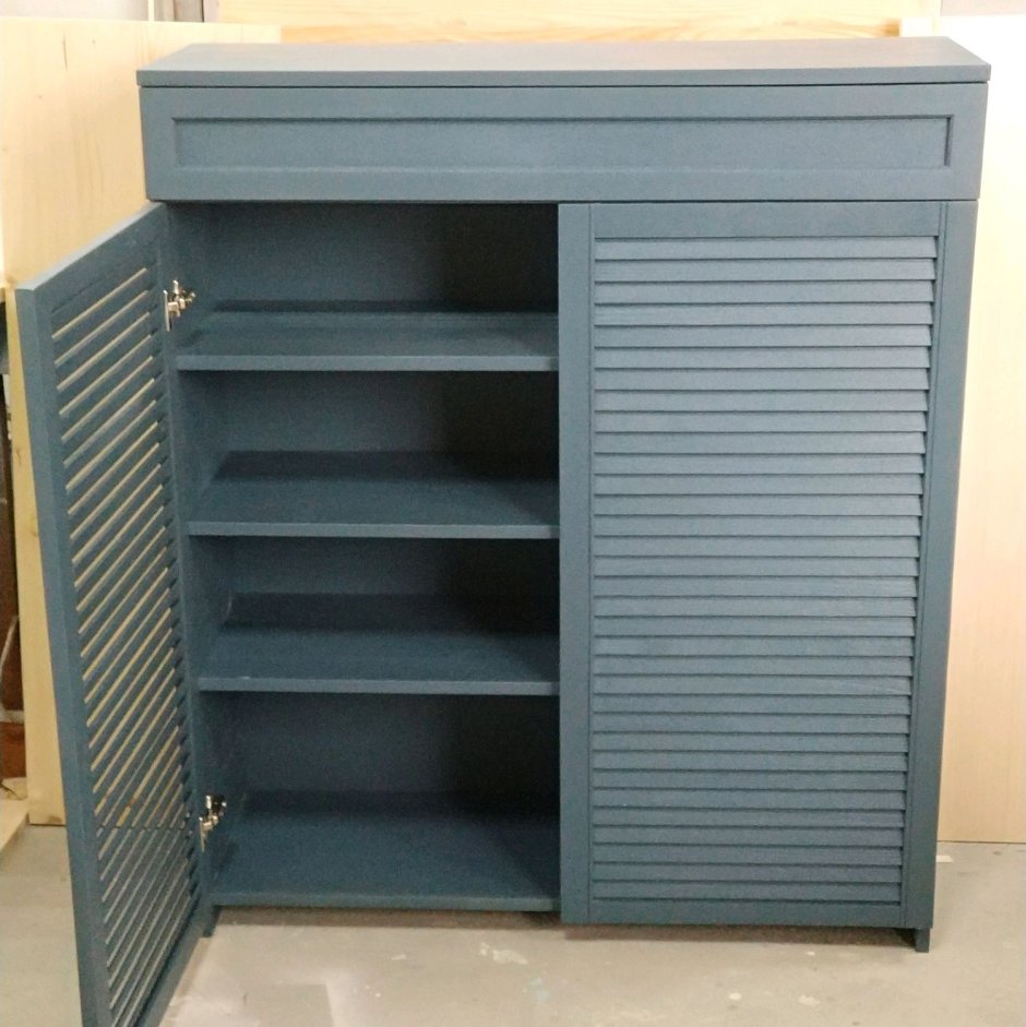 Деревянные рольставни для шкафа