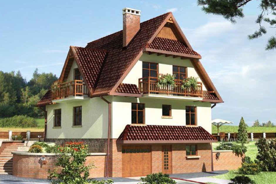 Коттеджи с высоким фундаментом