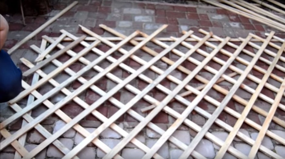 Обрешетка из реек