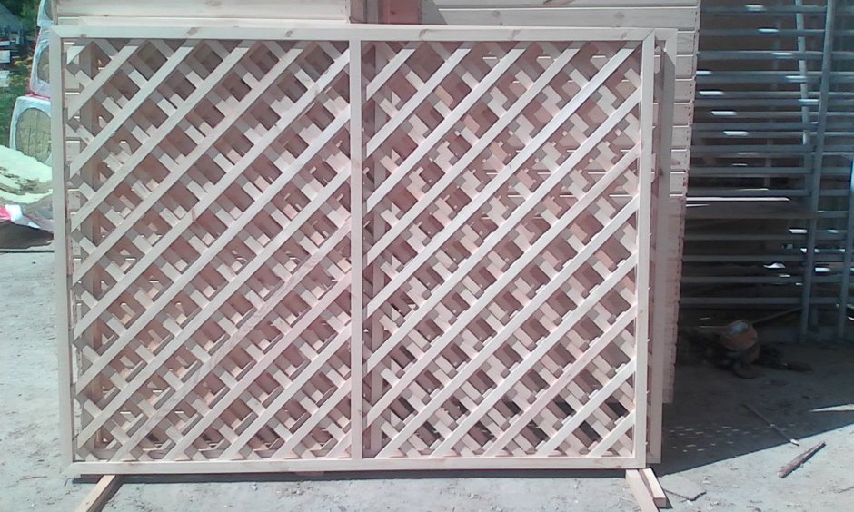 Решетка из реек