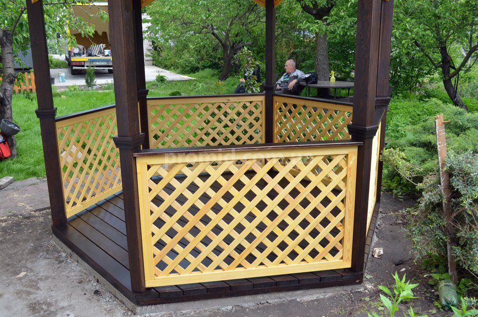 Ограждение беседки