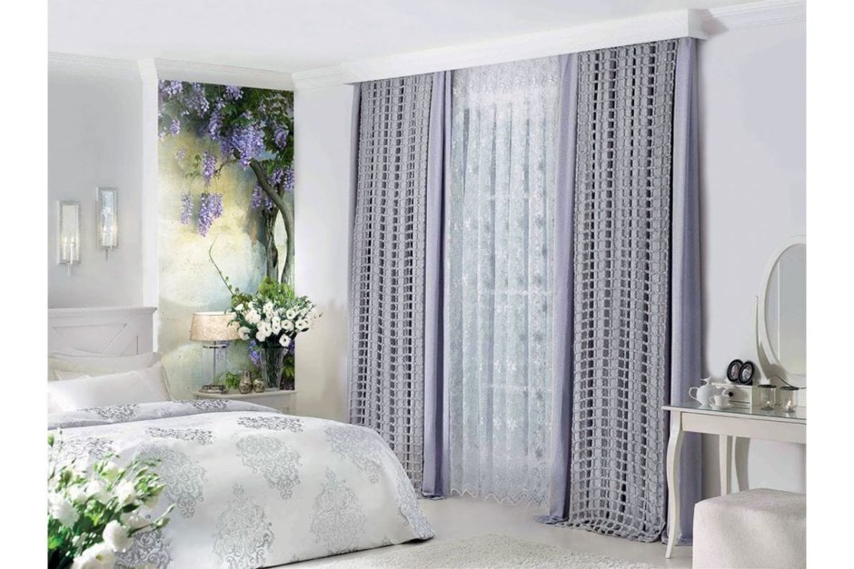 Красивые шторы в спальню