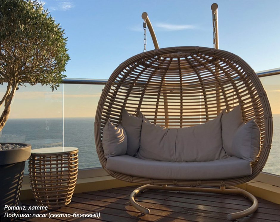 Кресло алюмин. "Лето" из искусственного ротанга (Brown) афм009