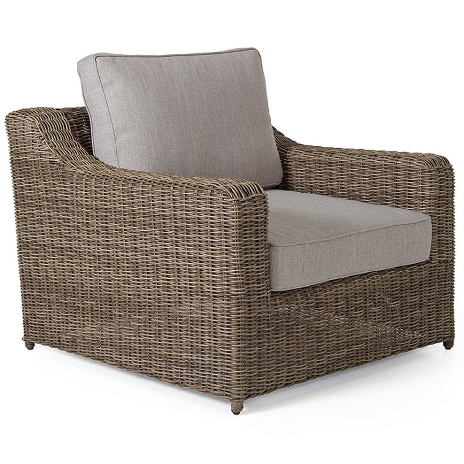 Кресло плетеное круглое