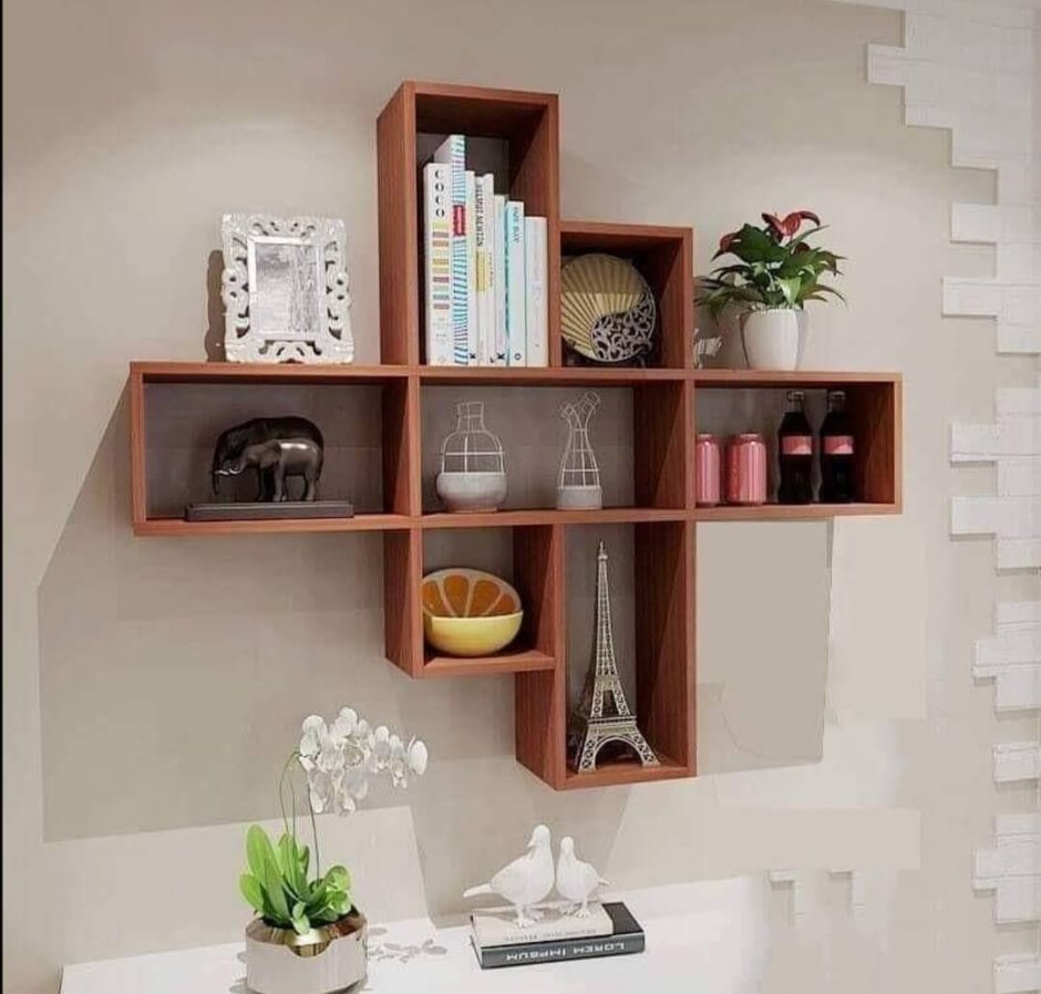 Угловая полка Corner Wall Mount Shelf Floating