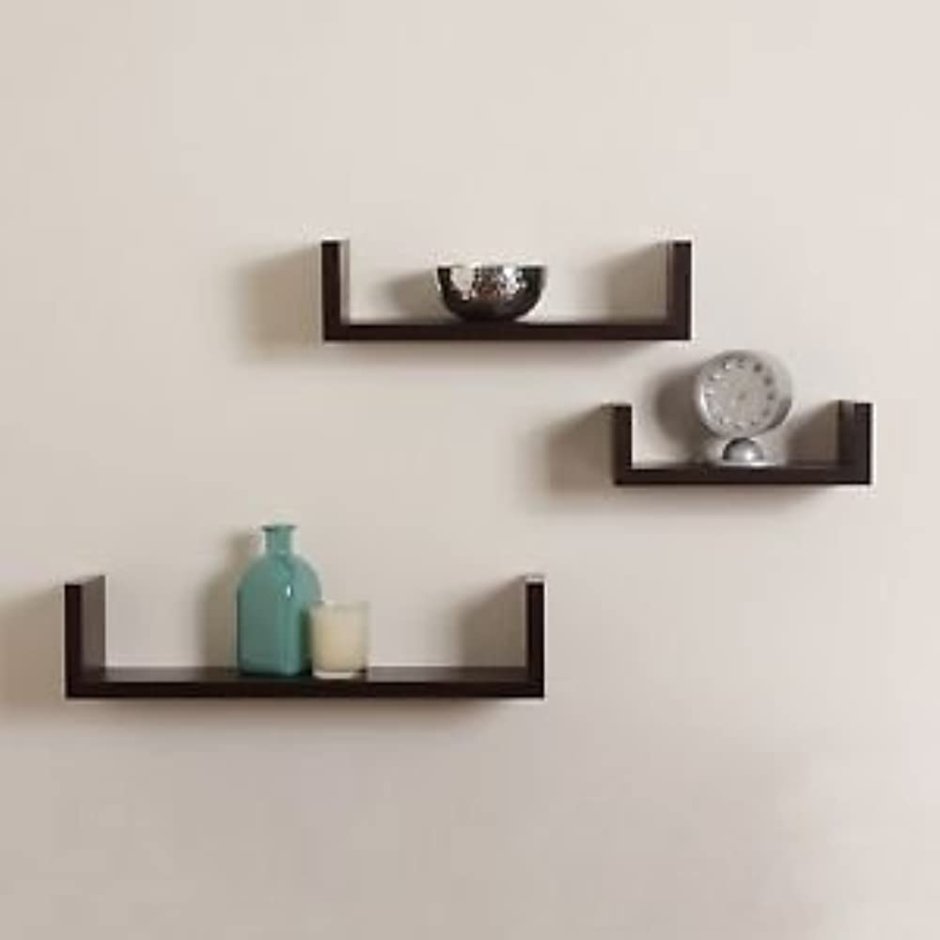 Открытые полки на стену