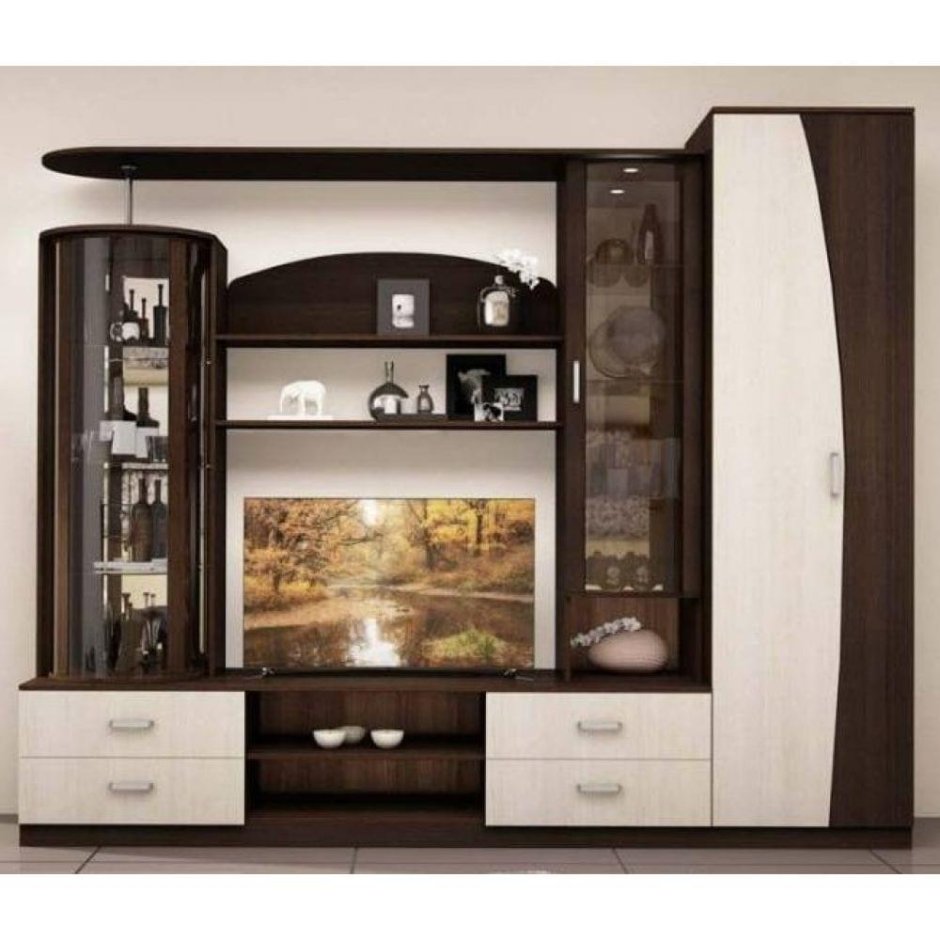 Стенка Ника венге/дуб молочный