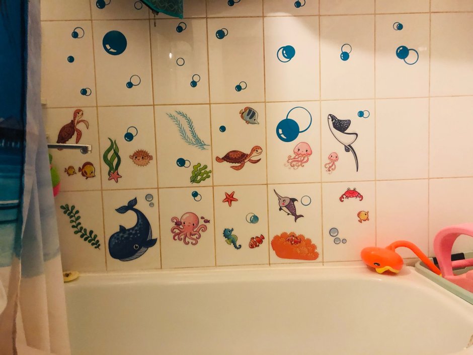 Наклейки в ванную