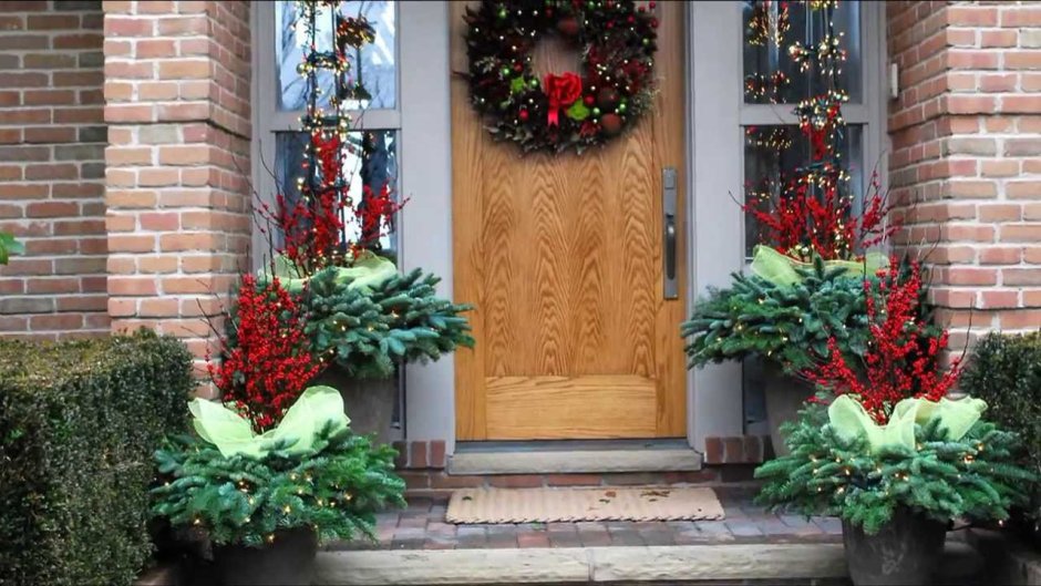 Крыльцо Рождество