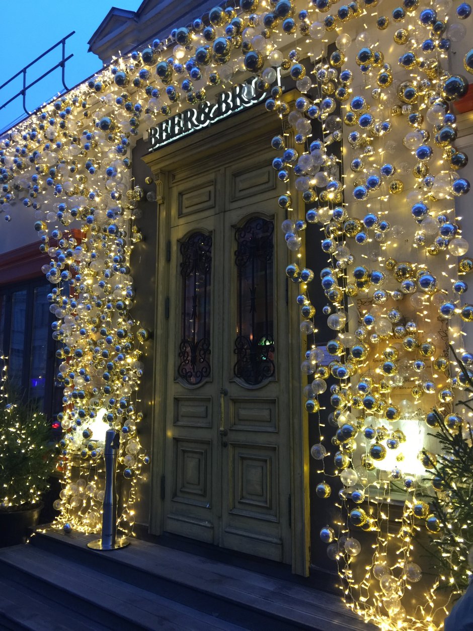 Новогодний декор для гостиницы