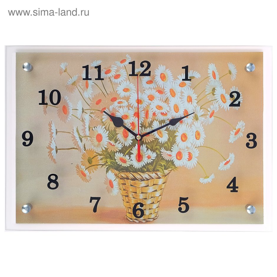 Часы настенные прямоугольные