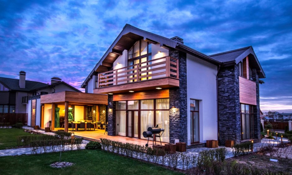 Красивый дом особняк