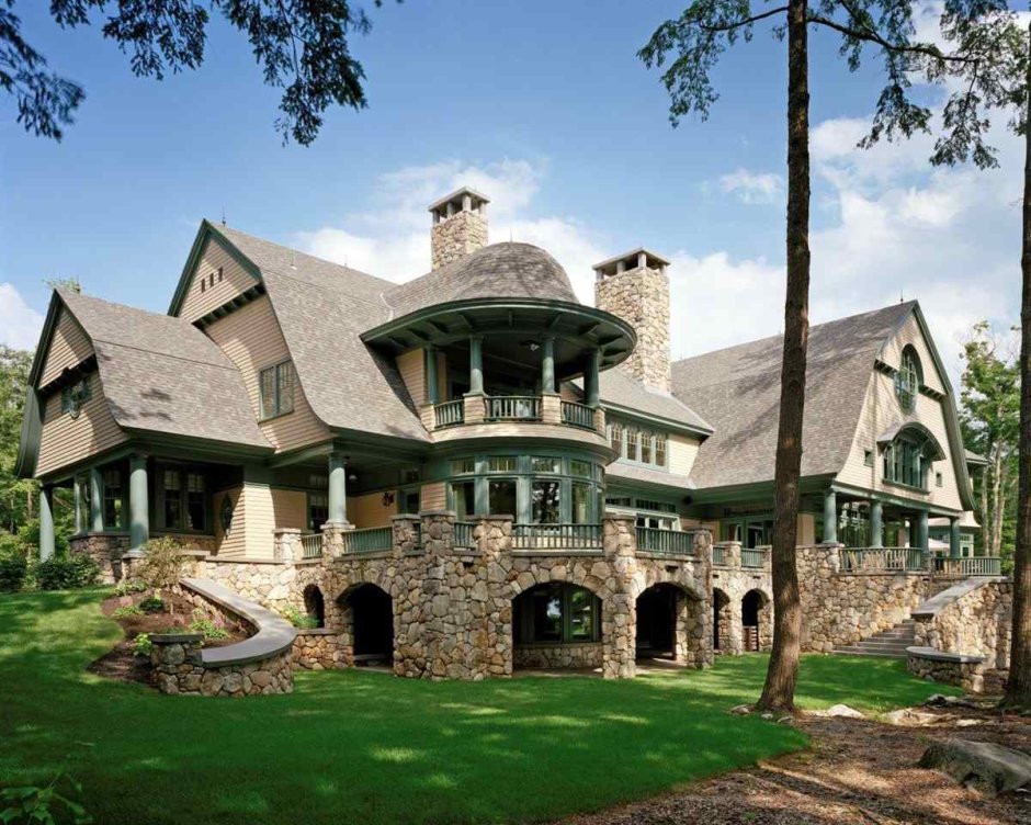 Особняк в стиле замка в США