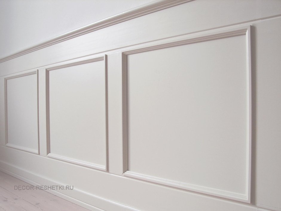 Настенные панели белые