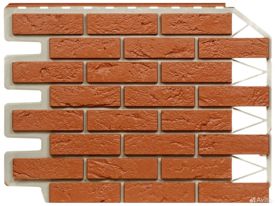 Панель FINEBER Фасайдинг дачный кирпич баварский