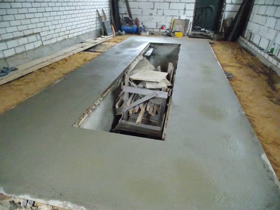 Армировка смотровой ямы