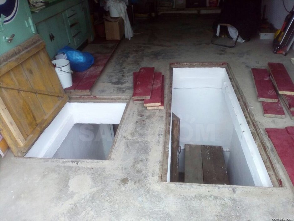 Копка погреба в гараже