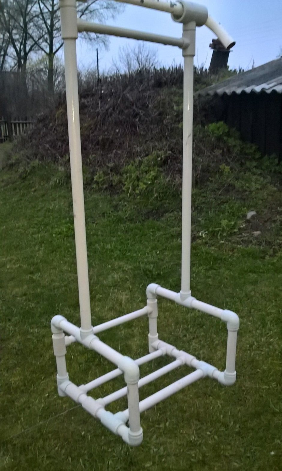 Качели из полипропиленовых труб