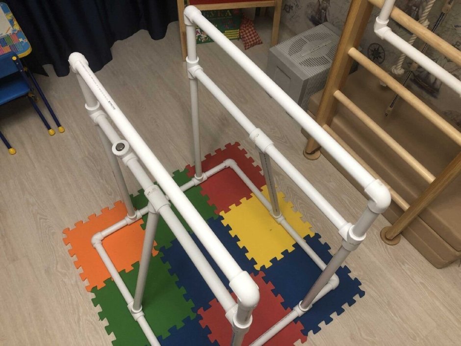 Детский спортивный комплекс из ПВХ труб