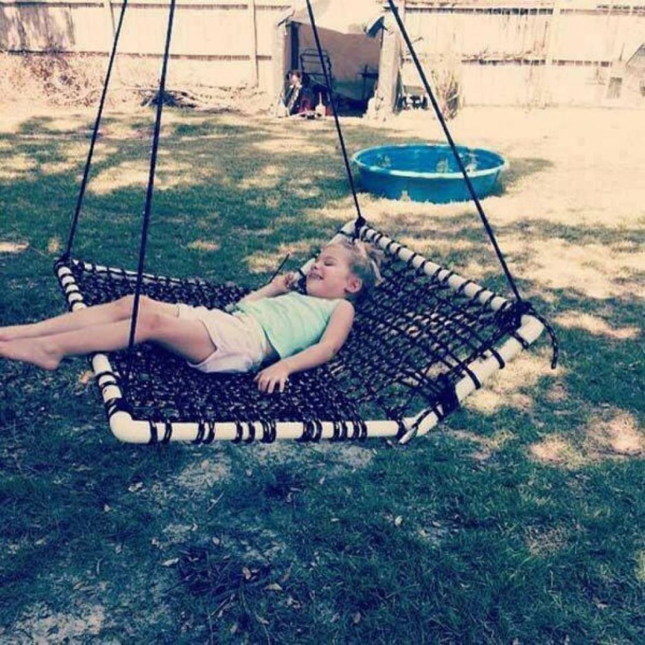 Качели из полипропиленовых труб