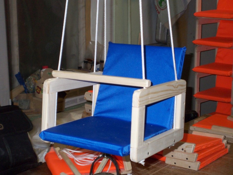 Качели детские подвесные своими руками