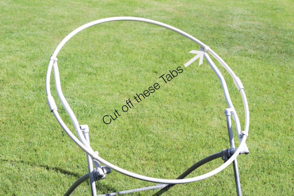 Гамак из пропиленовых труб