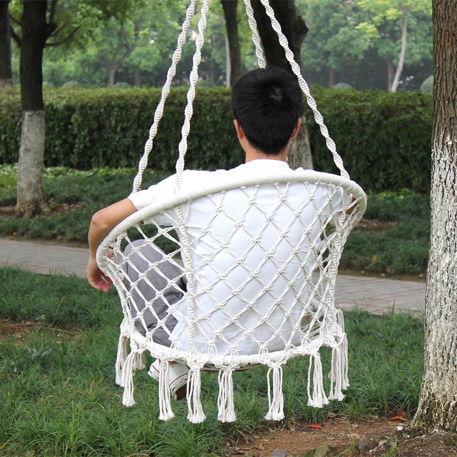 Кресло гамак макраме