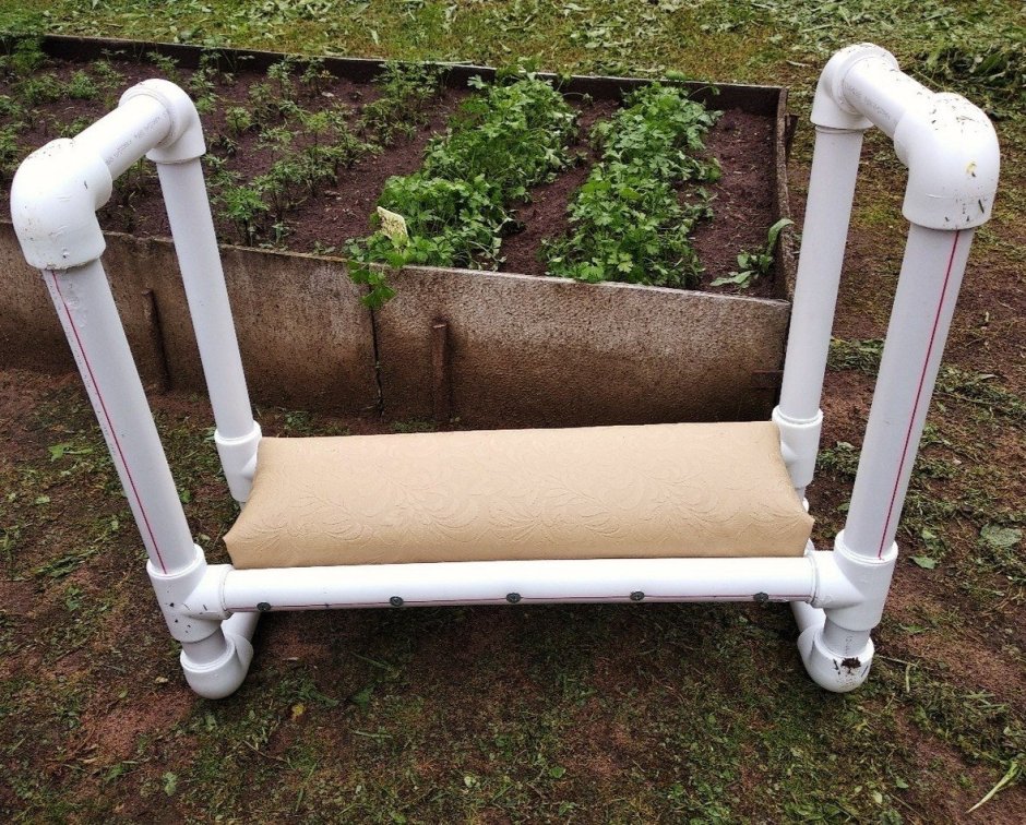 Лавочка из полипропиленовых труб