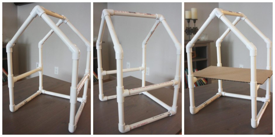 Домик из полипропиленовых труб