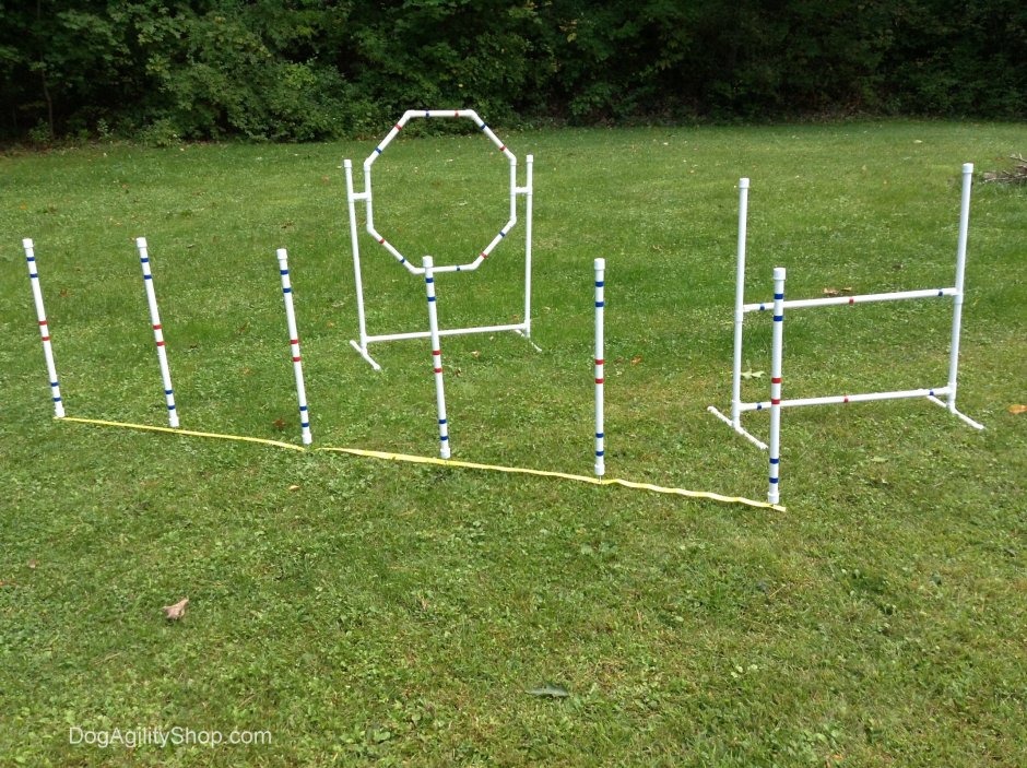 Барьеры из пластиковых труб