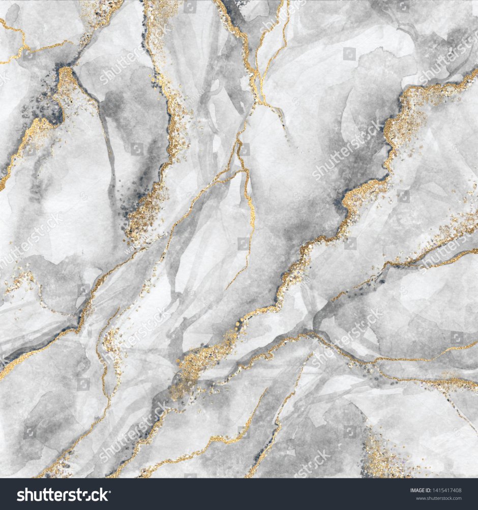 Фон белый мрамор с золотыми прожилками