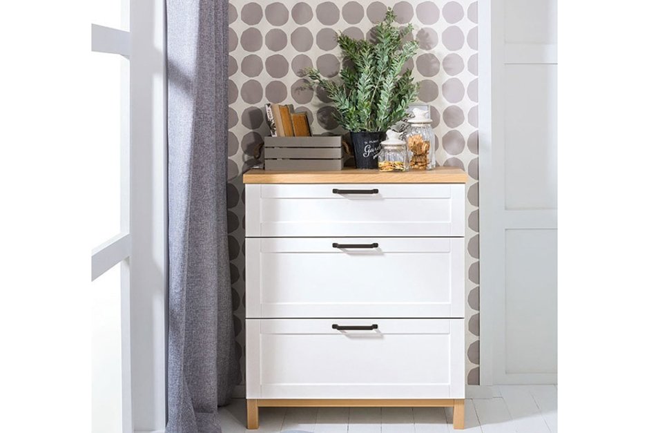 Bryggja Брюггиа комод с 9 ящиками, темно-серый118x92 см