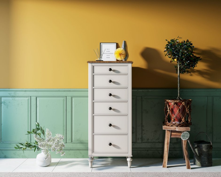 Комод Scandinavia 100х50 с белым фасадом