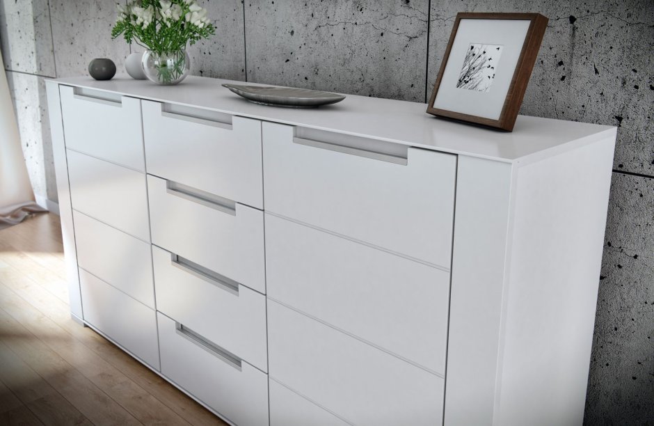 Белый комод в прихожую