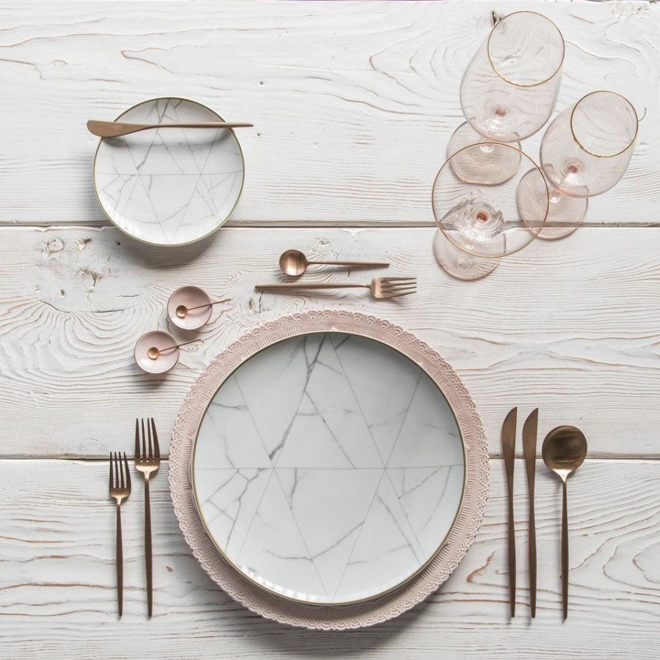 Красивая сервировка завтрака