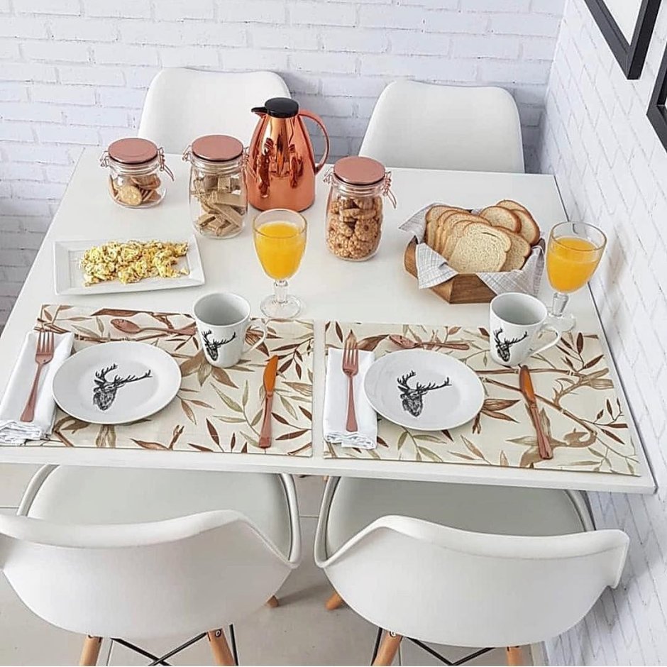 Декор кухонного стола