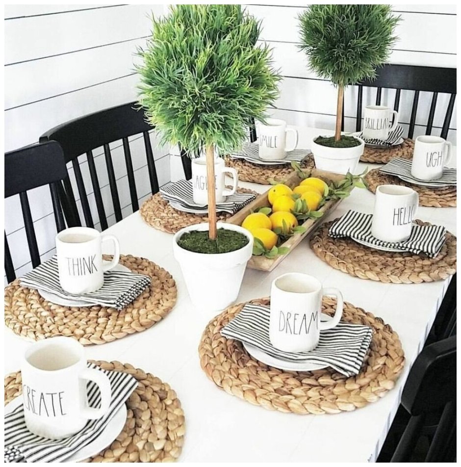 Яна Рудковская сервировка стола