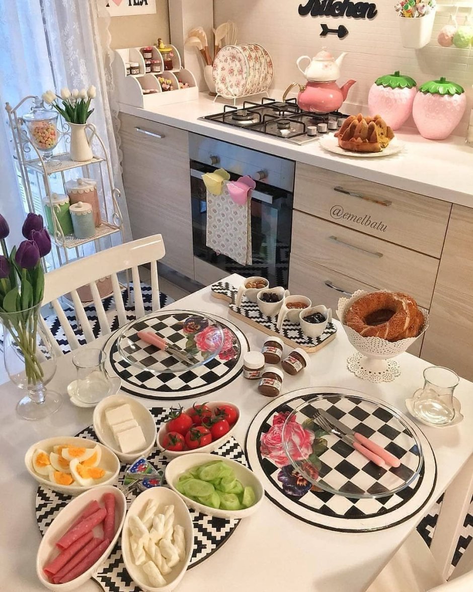 Организация кухонного стола