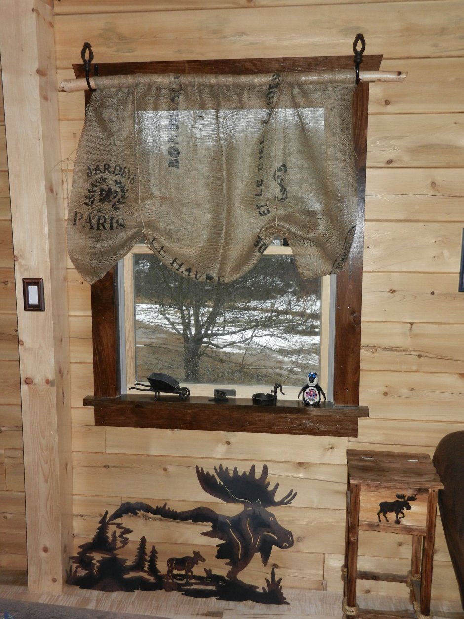 Шторы в предбанник