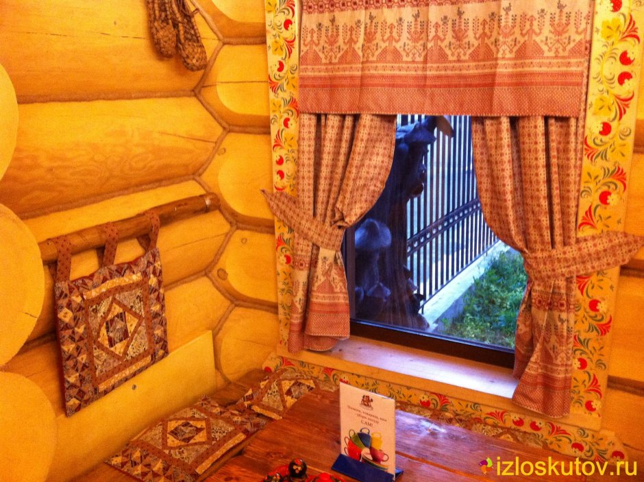 Занавески в русском стиле