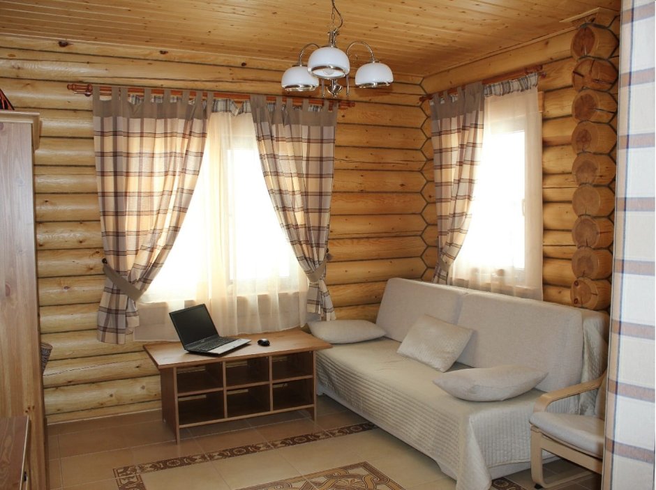 Шторы в баню для комнаты отдыха