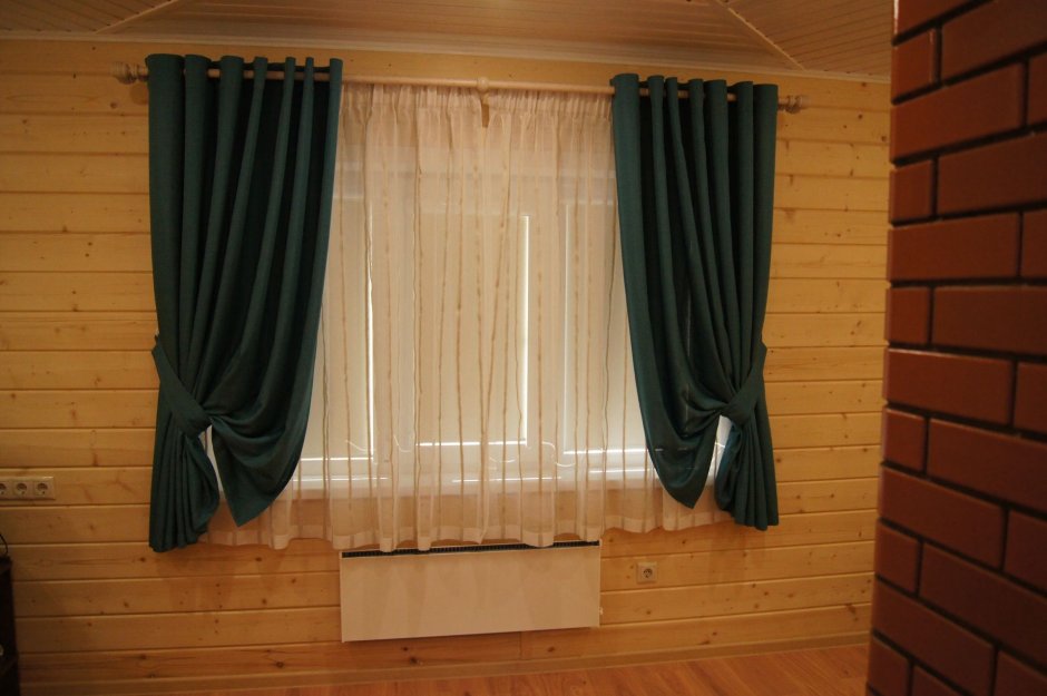 Шторы на дачу на маленькие окна
