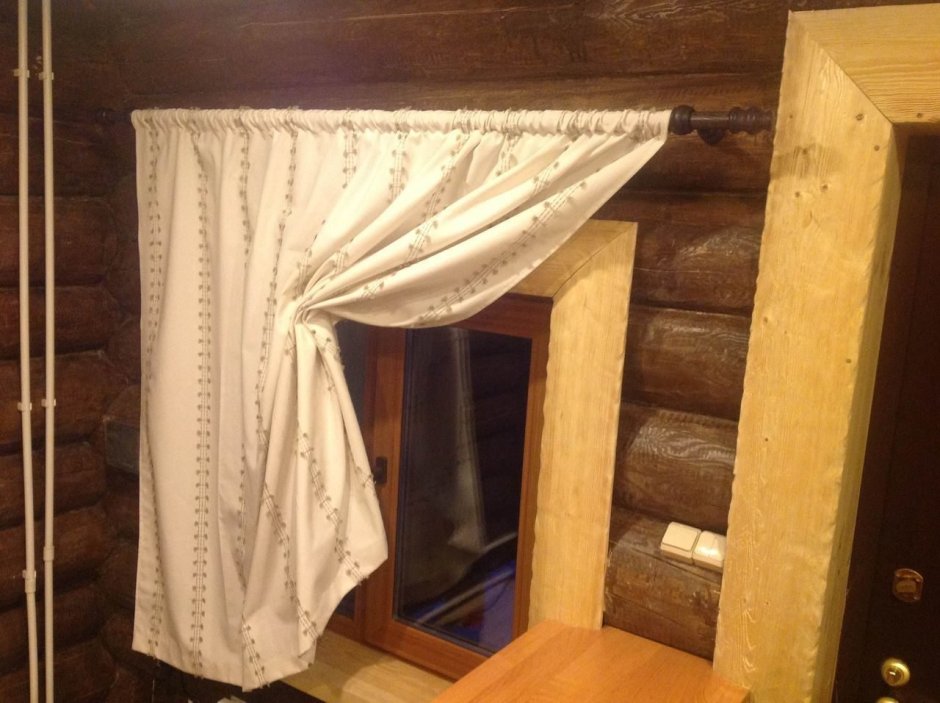 Шторы в сауну