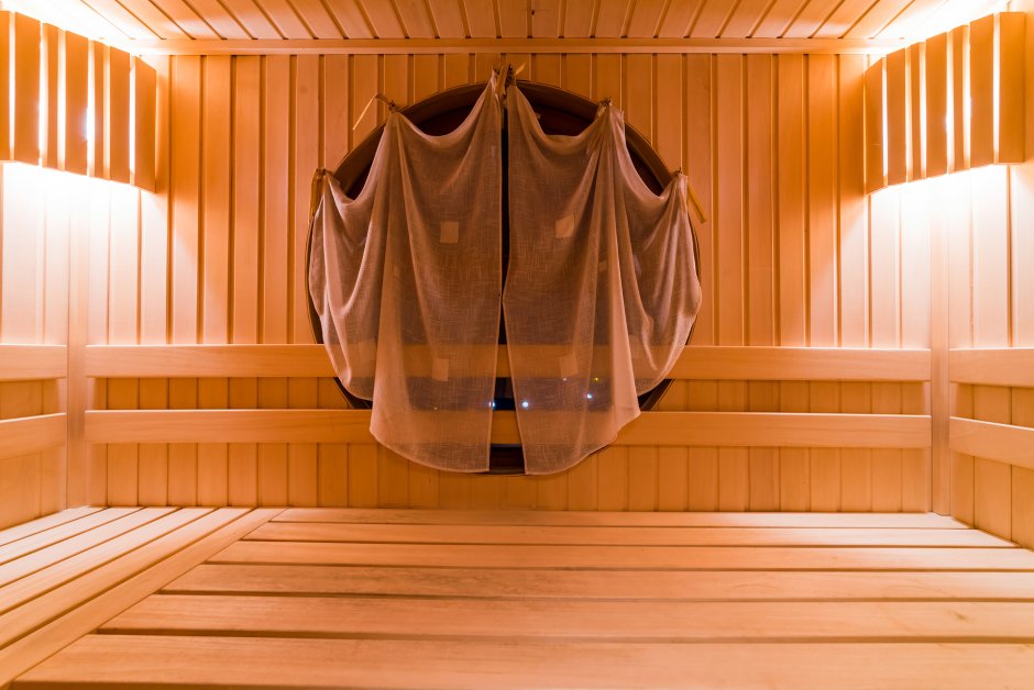 Шторки в баню