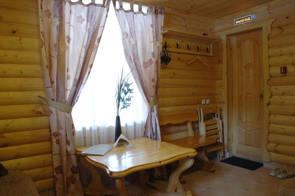 Шторы в баню для комнаты отдыха