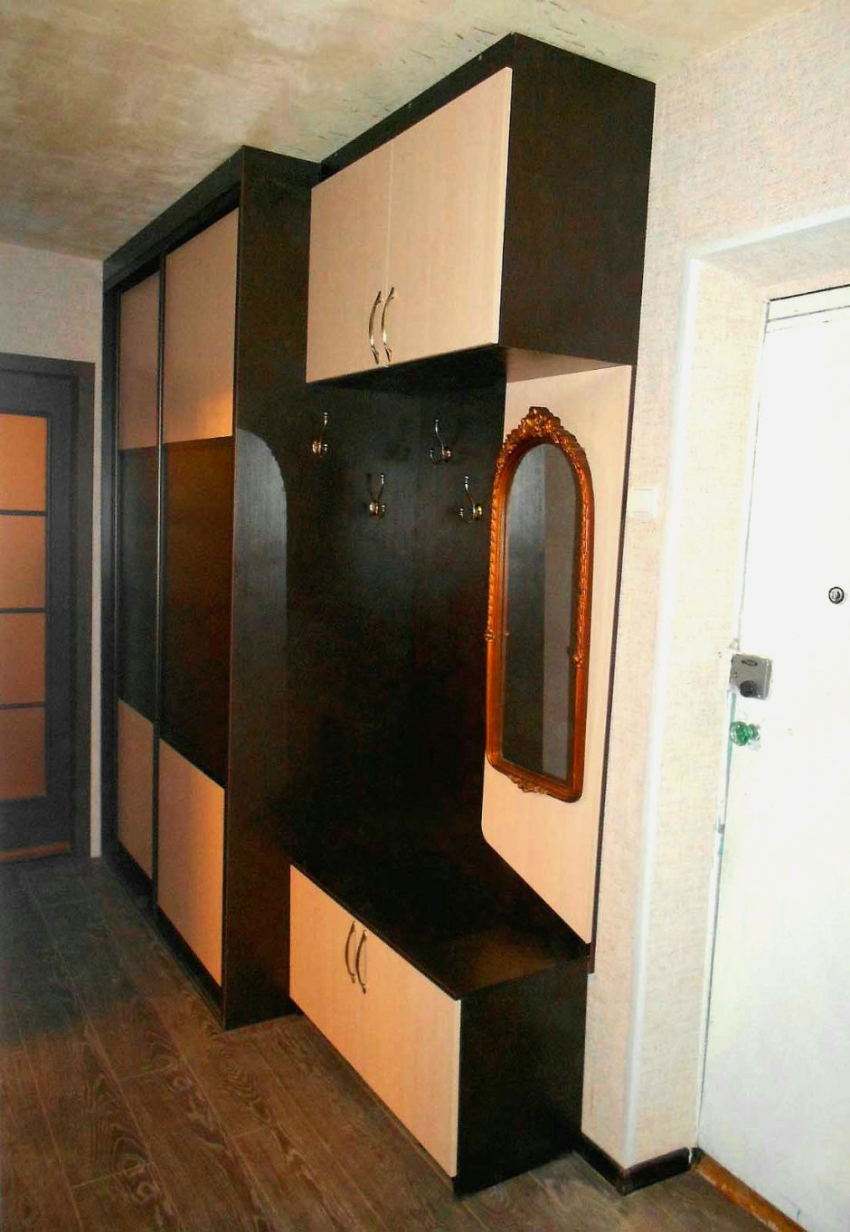 Шкаф прихожая классика белая 3200мм