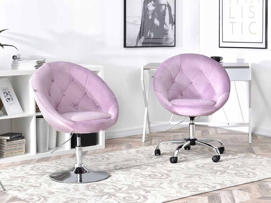 Кресло вращающееся dt1565 фиолетовое
