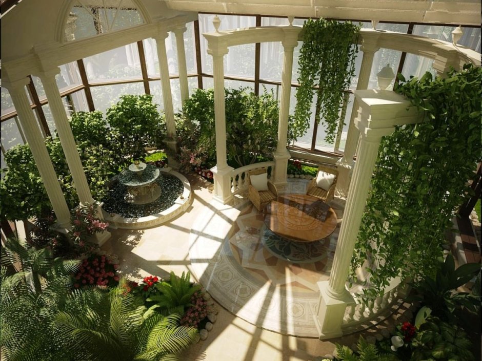 Зимний сад в доме