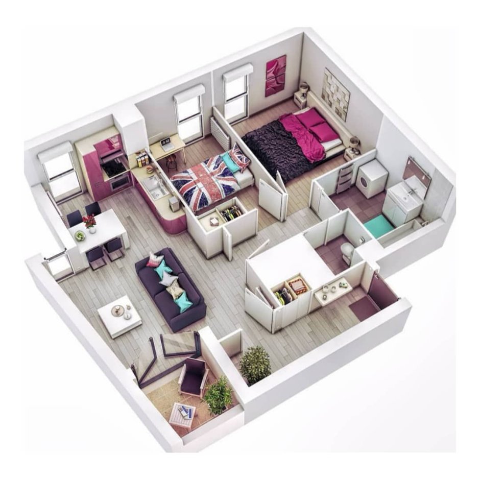 План квартиры симс 4