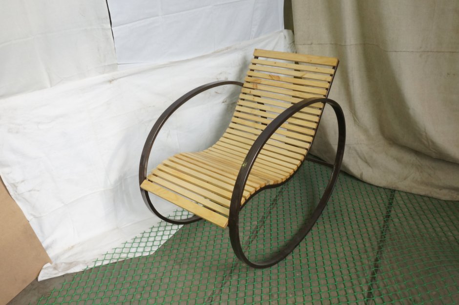 Кресло-качалка MK-6933-yl желтый